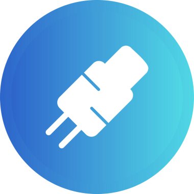 Kablo web simgesi, vektör çizim