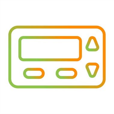 Pager icon, vector illustration simple design clipart