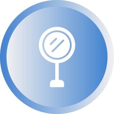  Sinyal ayna web simgesi vektör illüstrasyonu 