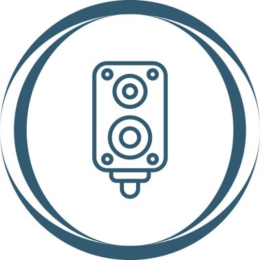 hoparlör simgesi, vektör illüstrasyonu basit tasarım