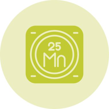 Periyodik tablo ağının kimyasal elementi basit illüstrasyon