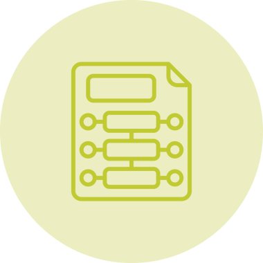 Infographic web simgesinin vektör illüstrasyonu