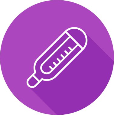 termometre ağ simgesi vektör çizimi