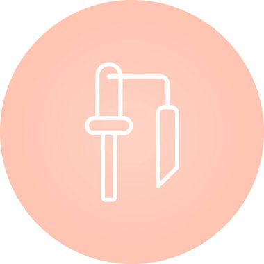 Ateşleyici Vektör Satır Simgesi Tasarımı