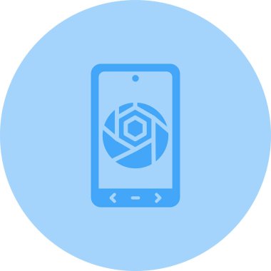 Kamera. Web simgesi basit tasarım