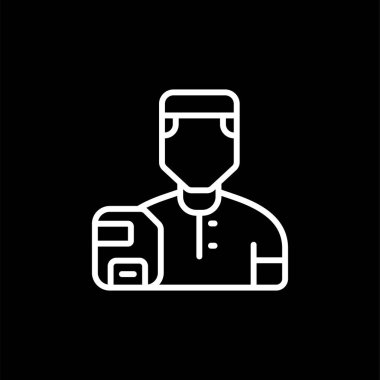 kullanıcı. Web simgesi vektör illüstrasyonu