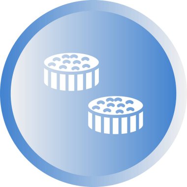 Suşi simgesinin basit web çizimi