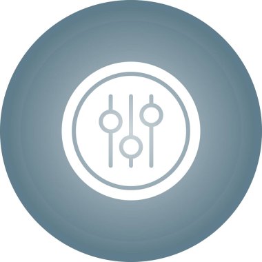 Ses ekolayzer simge vektör çizim