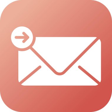 posta simgesi, vektör illüstrasyonu basit tasarım gönder