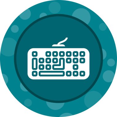 Klavye. Web simgesi basit tasarım