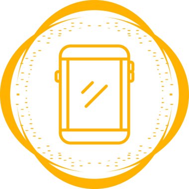 akıllı telefon simgesi, vektör illüstrasyonu basit tasarım