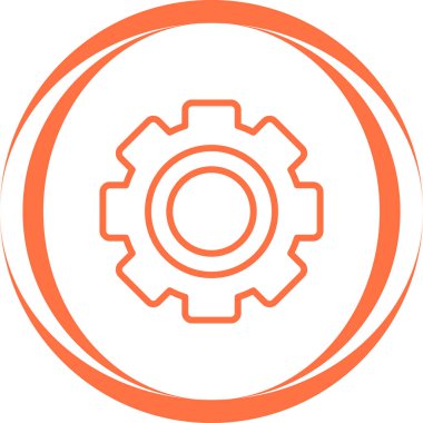 ayar simgesi, vektör illüstrasyonu