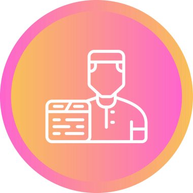 kullanıcı. Web simgesi vektör illüstrasyonu