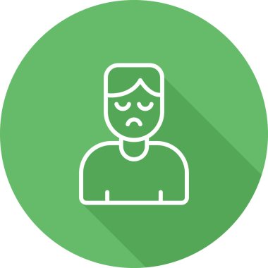 Hasta web simgesi vektör illüstrasyonu