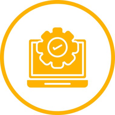 İşletim Sistemi Web simgesi vektör çizimi 