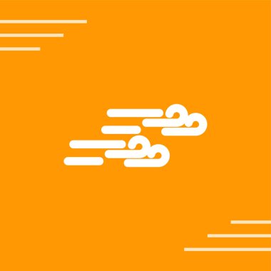 Rüzgar simgesinin vektör illüstrasyonu