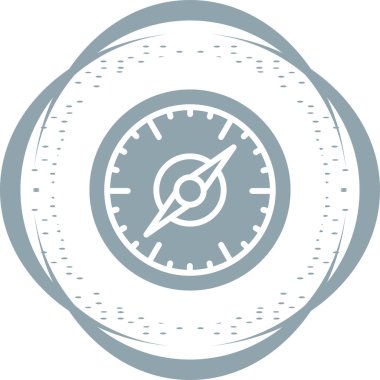 pusula simgesi web basit illüstrasyon