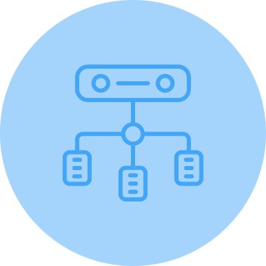 Yük dengeleyici. Web simgesi basit illüstrasyon