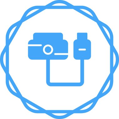 usb simgesi, vektör illüstrasyonu basit tasarım