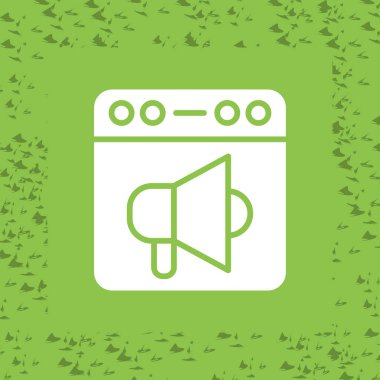 tarayıcı simgesi vektör illüstrasyonu