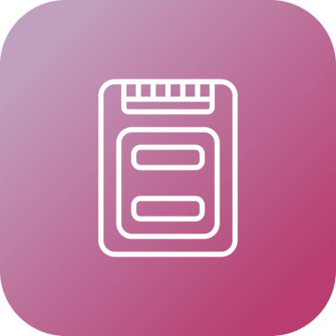 Ssd dosya biçimi vektör illüstrasyonu