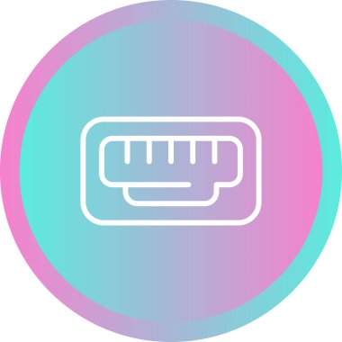 Ethernet web simgesinin vektör illüstrasyonu