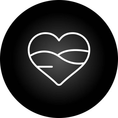 kalp simgesi, web basit illüstrasyon