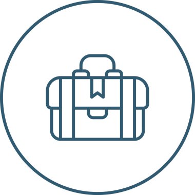 Evrak Çantası'nı web simge vektör çizim