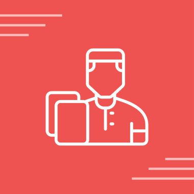 kullanıcı. Web simgesi vektör illüstrasyonu