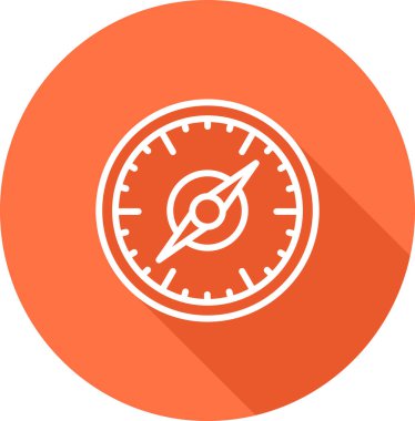 pusula simgesi web basit illüstrasyon