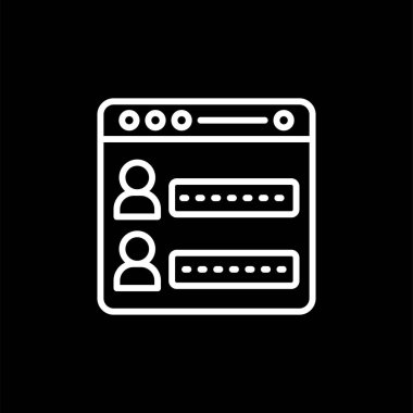 log in icon vector illustration 