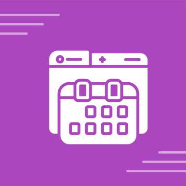 takvim anımsatma simgesi, özet biçimi, vektör illüstrasyonu