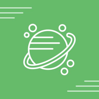 Gezegenin vektör illüstrasyon simgesi 