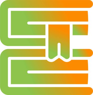 kitap simgesi, vektör illüstrasyonu basit tasarım