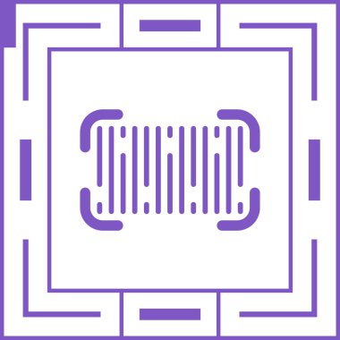 barkod simgesi, web basit illüstrasyon