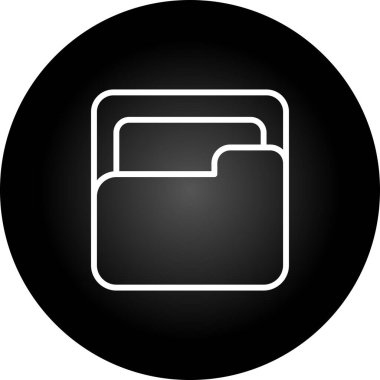 dizin web simgesi, basit vektör illüstrasyonu