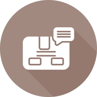 Skype sohbet simgesi, vektör illüstrasyonu