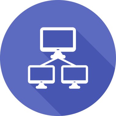 Ağ İzleme Vektörü Simgesi Beyaz Arkaplanda İzole Edildi 