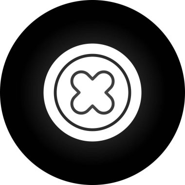 çapraz simgenin vektör illüstrasyonu 