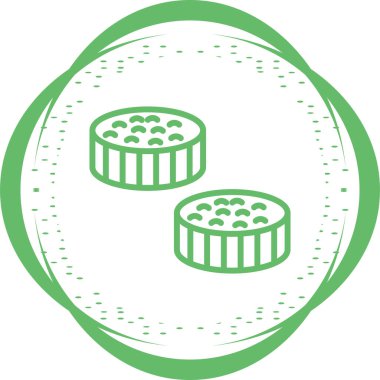 Suşi simgesinin basit web çizimi