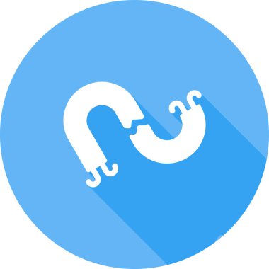 Kırık Kablo web simgesi, basit illüstrasyon 