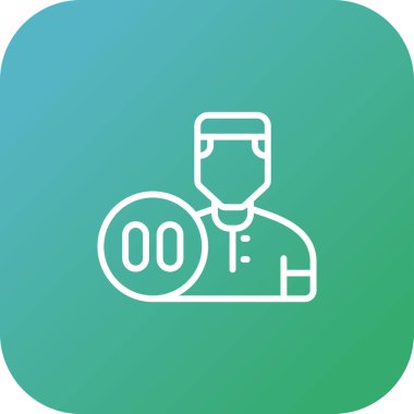 kullanıcı. Web simgesi vektör illüstrasyonu