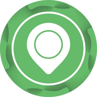 Konum belirleyici simgesinin vektör illüstrasyonu