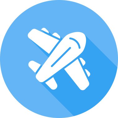 uçak web simgesi, vektör illüstrasyonu 