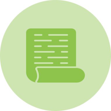 Curl simgesi ile Sayfanın vektör simgesi 