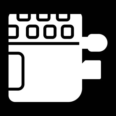 Düz Aktarım simgesi. vektör illüstrasyonu