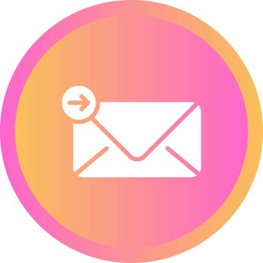 posta simgesi, vektör illüstrasyonu basit tasarım gönder