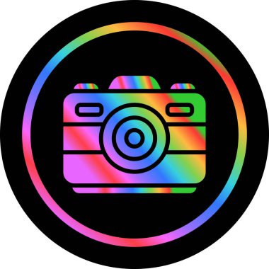 Kamera. Web simgesi basit tasarım