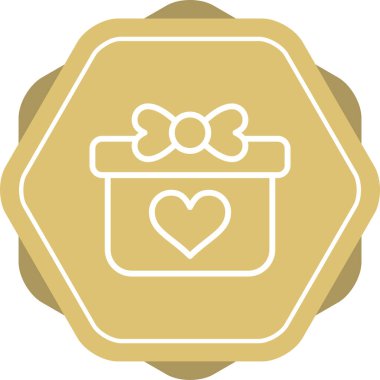 hediye simgesi vektör illüstrasyonu