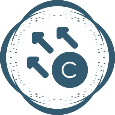 Şekil Değiştiren simgesinin vektör çizimi